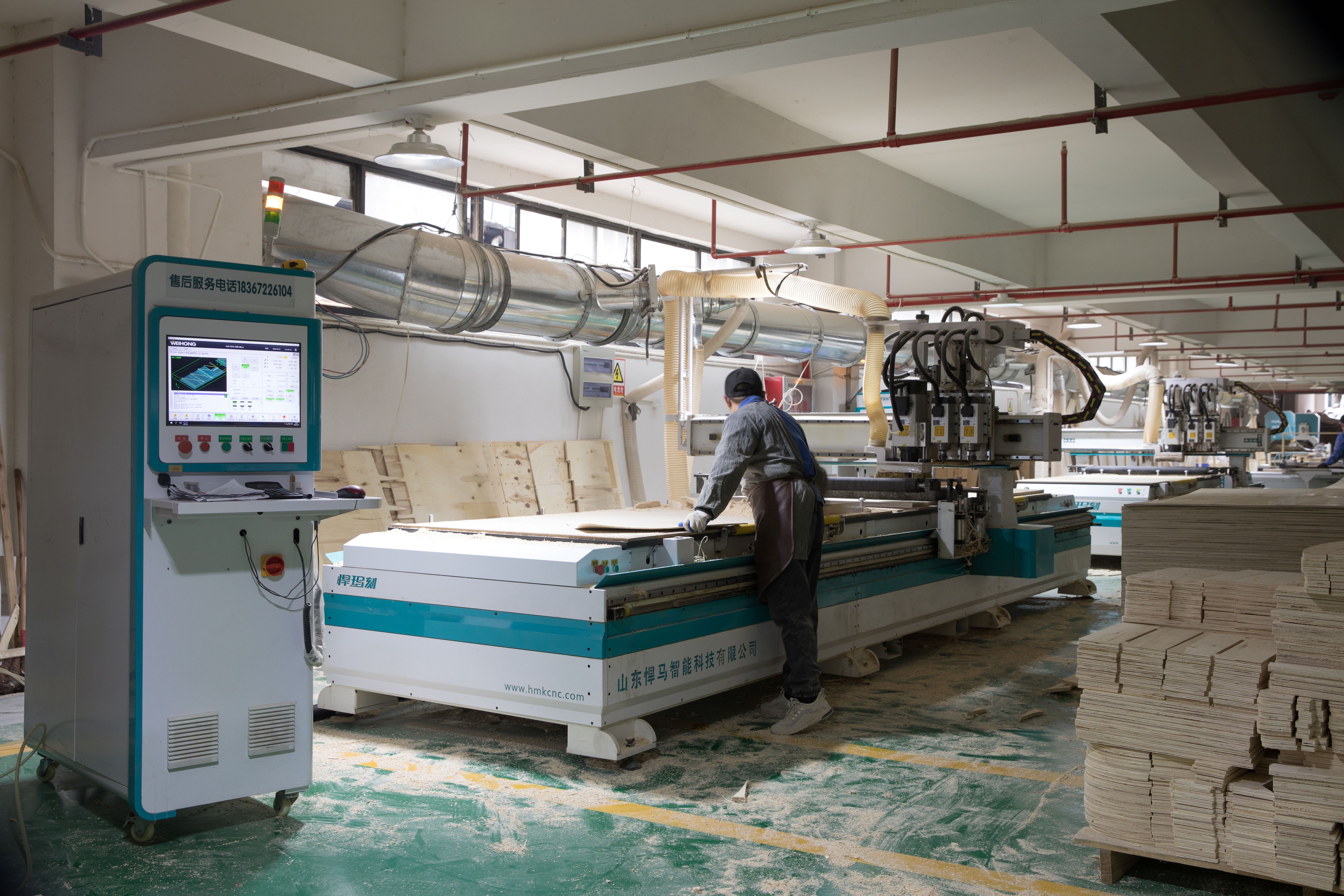 CNC wood cutting for recliner inner frame
