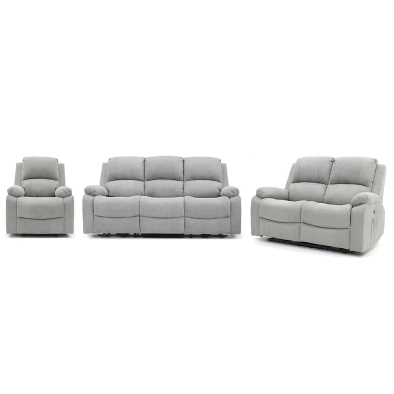 9138PF Geeksofa Fabric Power Motion Recliner Sofa Set