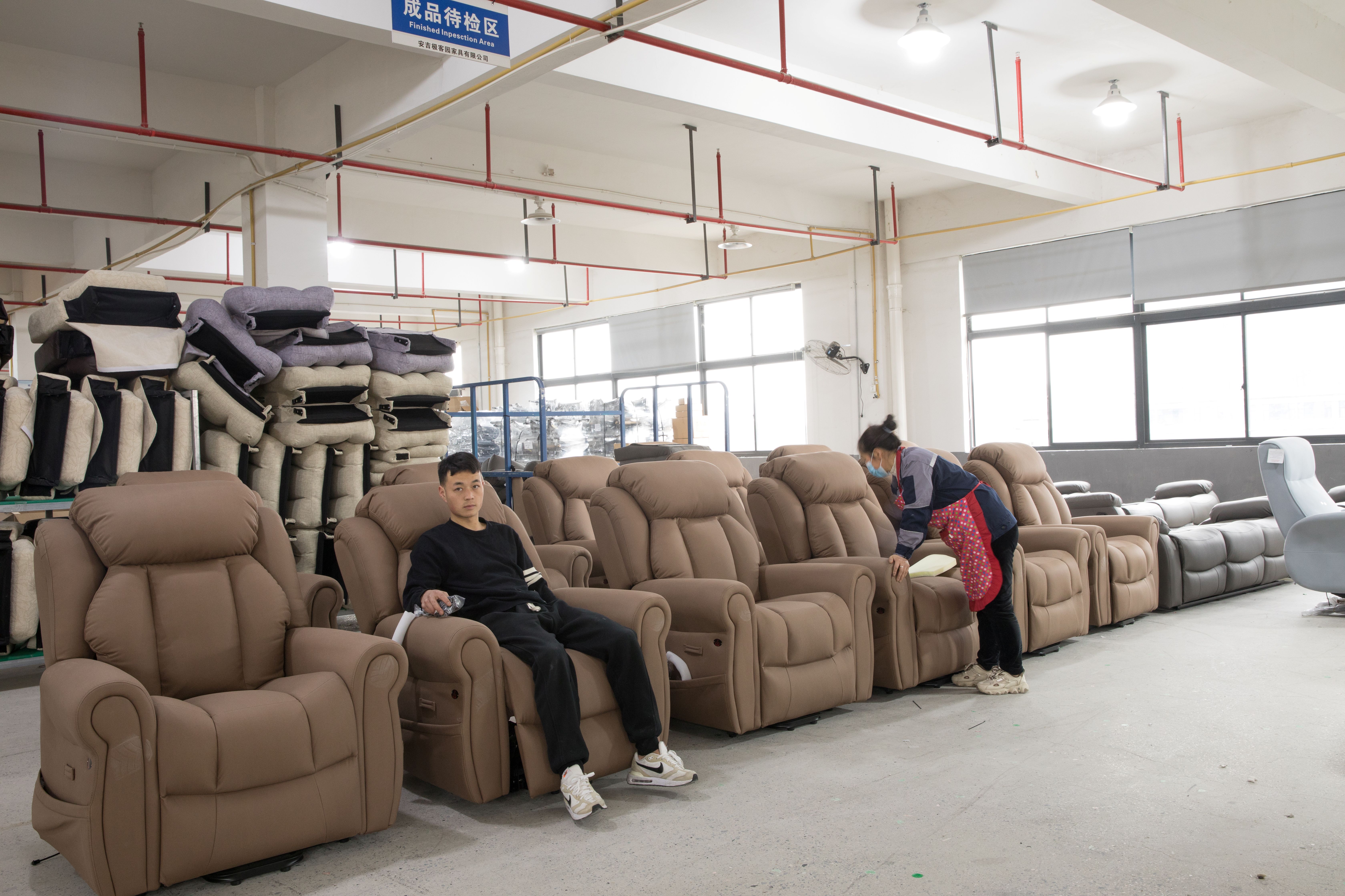 Finished recliner mechanism quality testing
