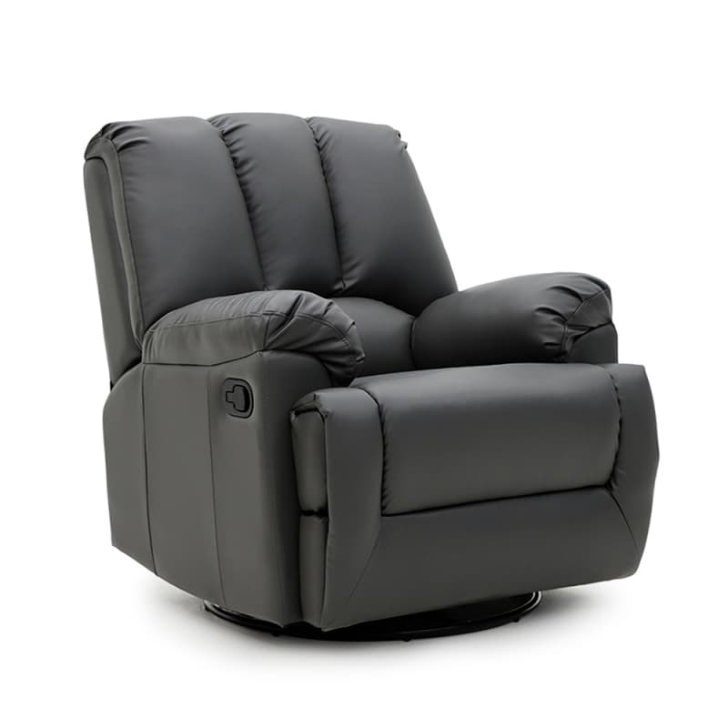 9151ML Geeksofa Leather Manual Recliner Chair with Rocking & Swivel