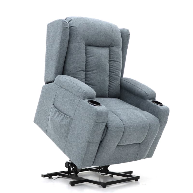 9200DF Geeksofa Dual Motor Power Medical Lift Recliner Chair with Cup Holder