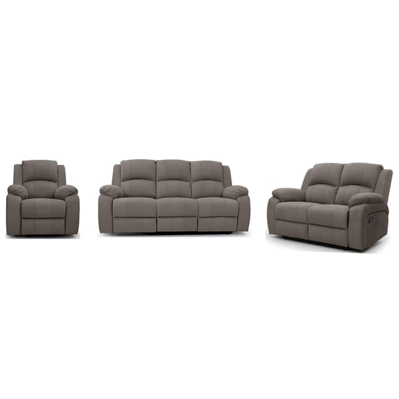 9207MM Geeksofa Media Room Microfiber Manual Motion Sofa Set