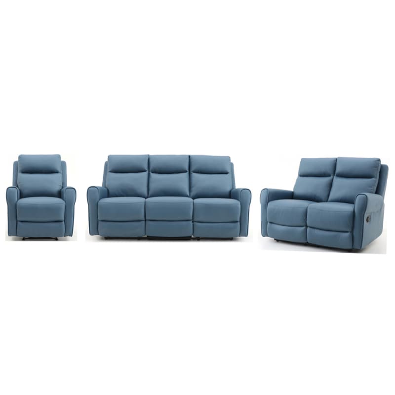 9221MM Geeksofa Microfiber Manual Motion Recliner Sofa Set