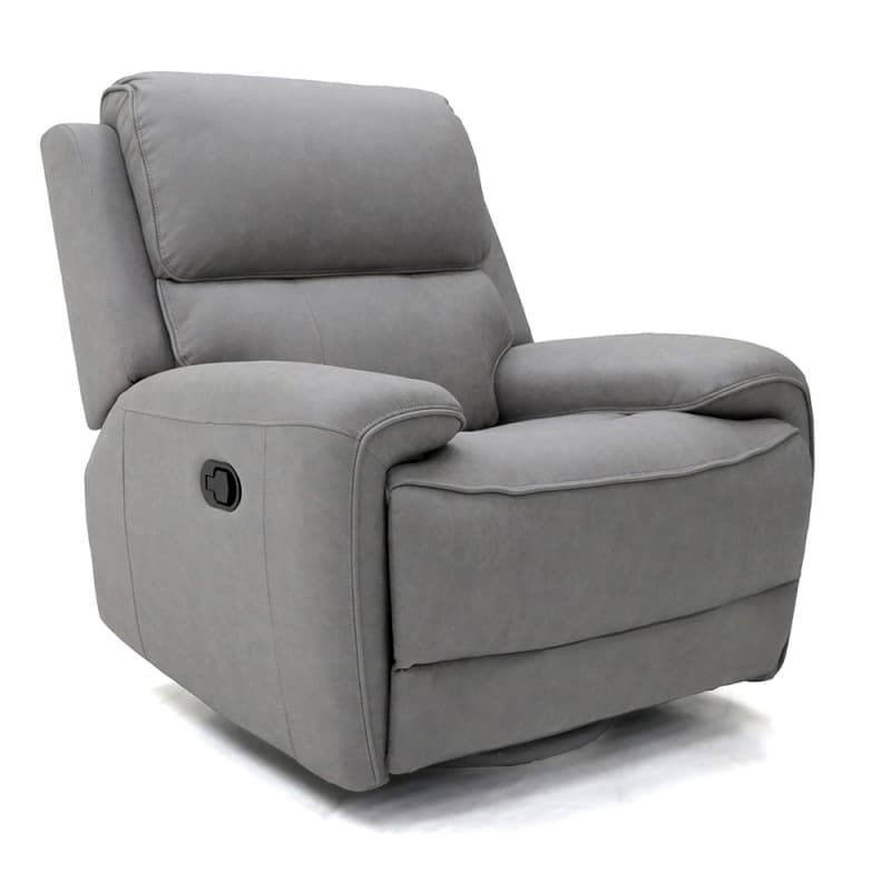9223MM Geeksofa Microfiber Manual Recliner Chair with Rocking & Swivel