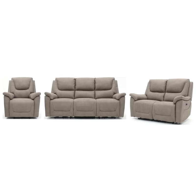 9228PM Geeksofa Microfiber Power Motion Recliner Sofa for Daily Home Relaxation