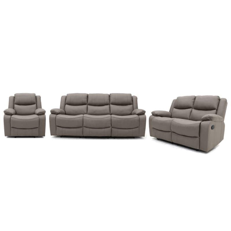 9238MM Geeksofa Microfiber Manual Motion Recliner Sofa Set