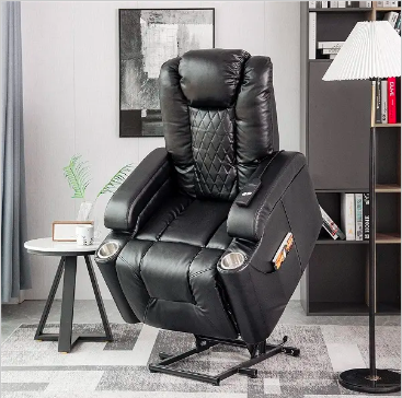 ULTRA COMFORT LEATHER LIFT RECLINER CHAIR
