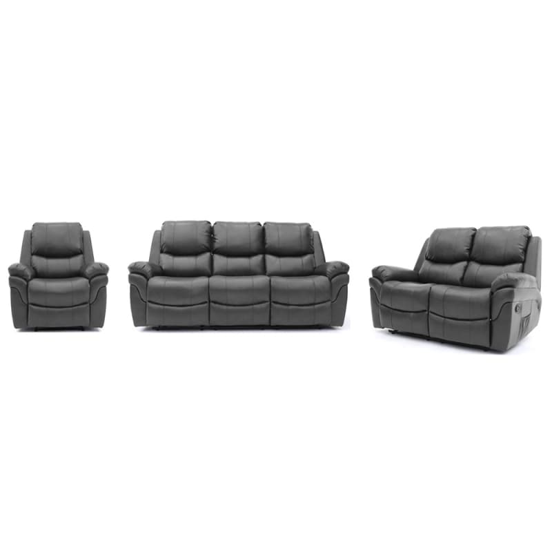 9017ML Geeksofa Leather Manual Motion Recliner Sofa Set