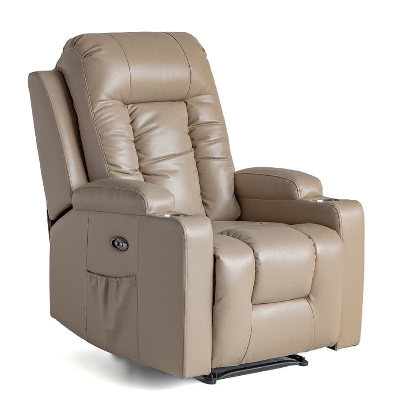 9004PL Premium Leather Home Theater Massage Recliner