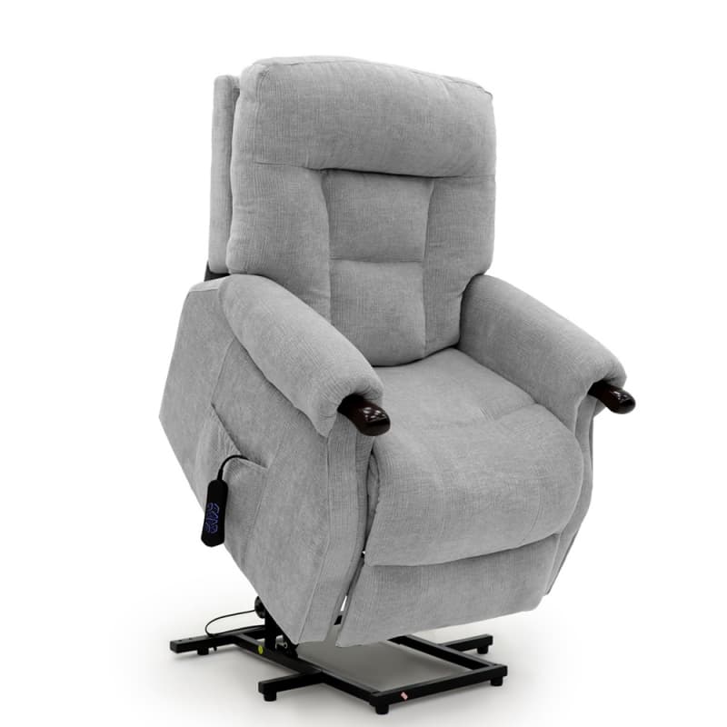 9177DF Geeksofa Dual Motor Power Medical Lift Recliner Chair with Solid Wood Handrail