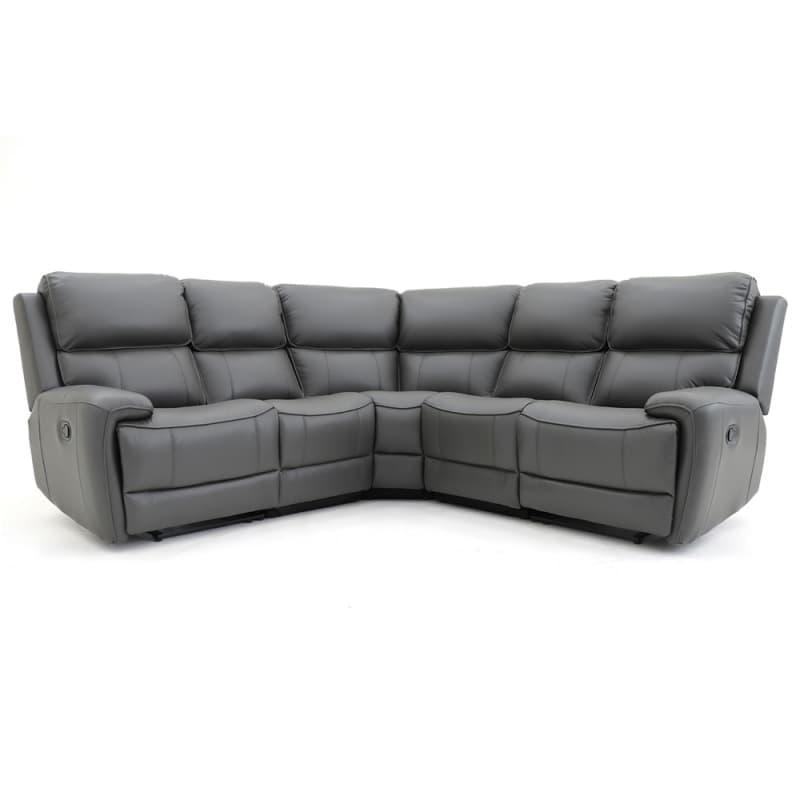9223ML Geeksofa Leather Manual Corner Recliner Sofa